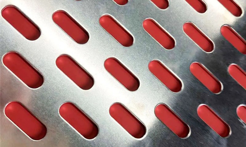 長腰孔篩板